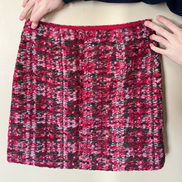 Luxury Designer Paule Ka Wool Multicolored Skirt - Size Small - Picture 2 of 3